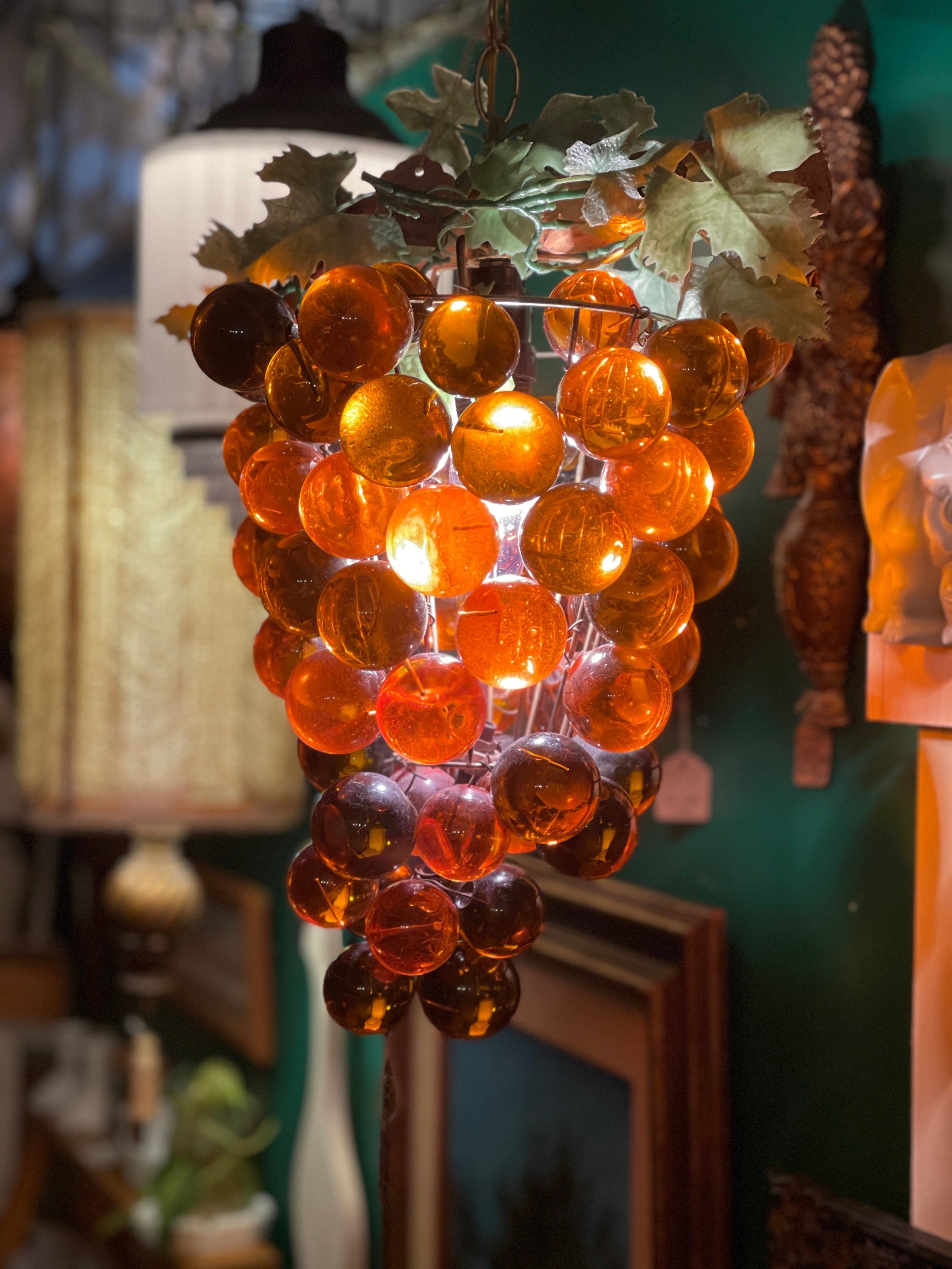 Vintage swag light on sale